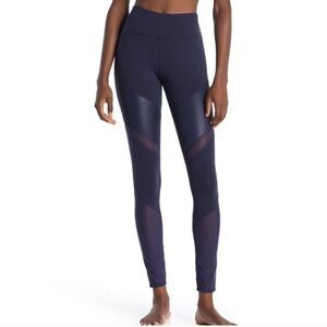 Alo Yoga Sheila high waisted mesh contrast leggings size small